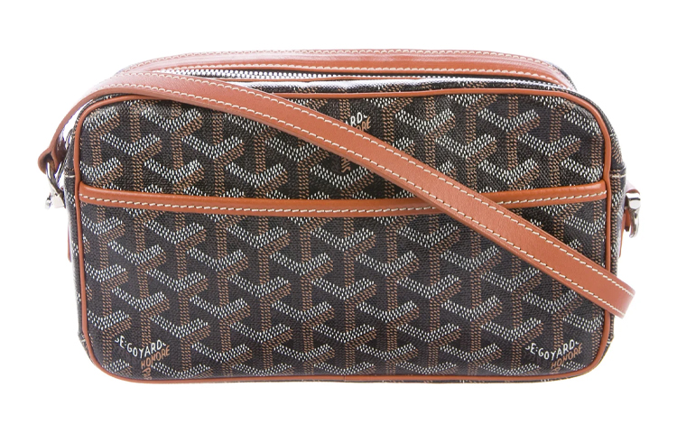

Камерная сумка Cap Vert из холста с кожаными деталями, кросс-боди, через плечо, унисекс GOYARD