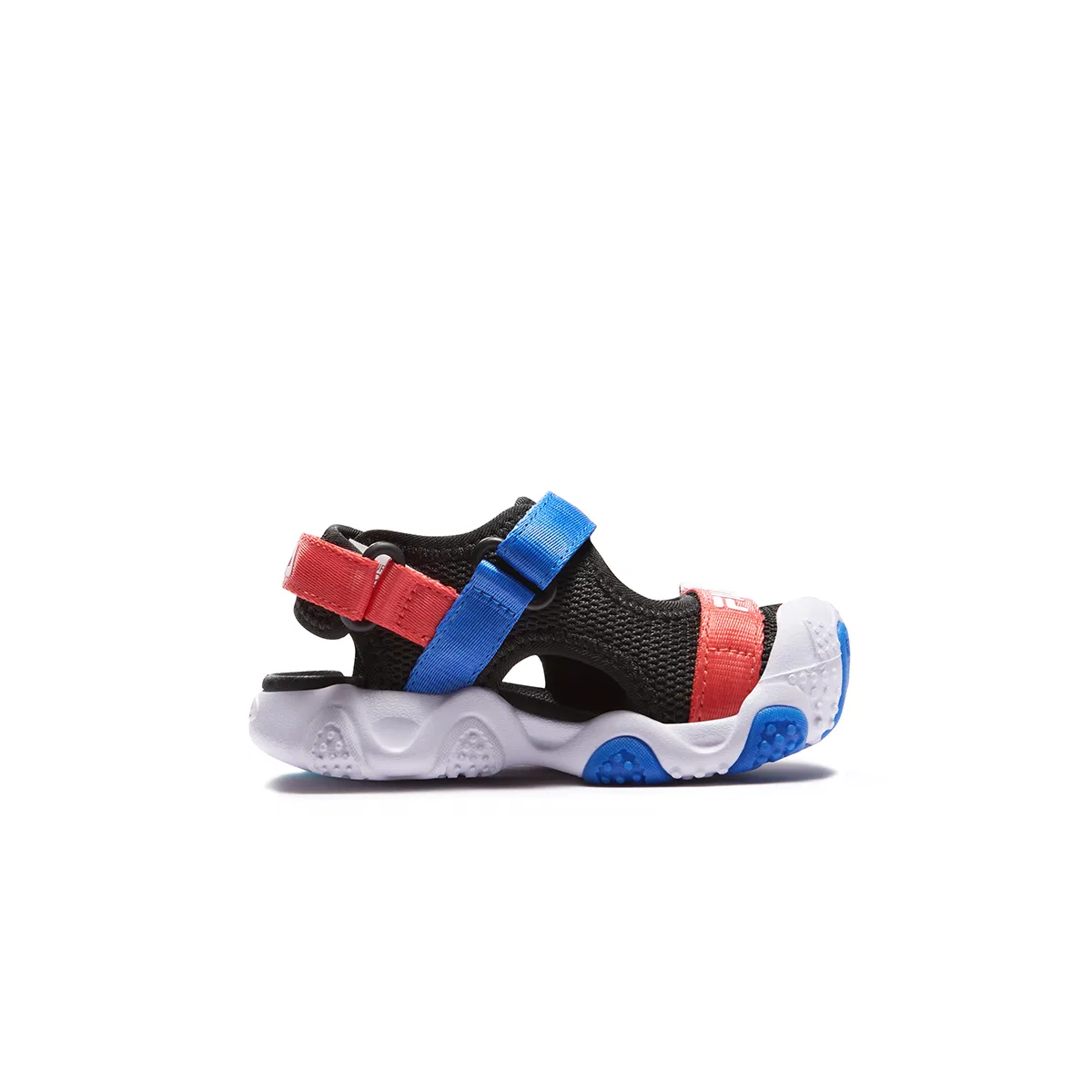 Детские сандалии SEASON FSW из ткани черные/fire red для младенцев и малышей FILA KIDS, Black/Fire Red — фото 3