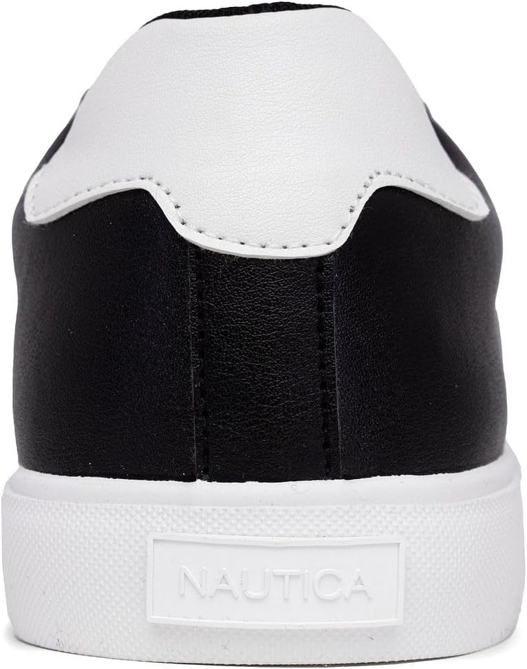 Мужская повседневная обувь Nautica, классические низкие лоферы на шнуровке, модные кроссовки - в стандартных и широких размерах, белый/черный/зеленый — фото 3