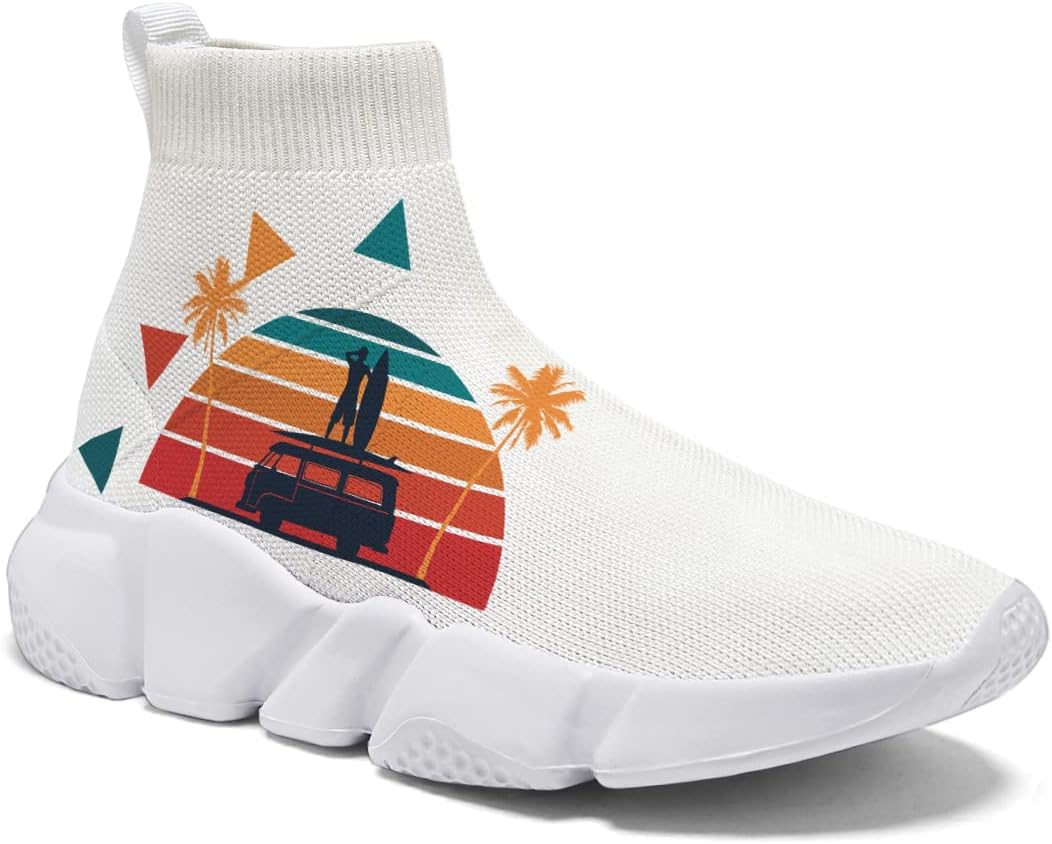 

Мужские модные кроссовки Hetios для отпуска у моря, цветные повседневные носочные кроссовки, Beach Holiday - Wednesday