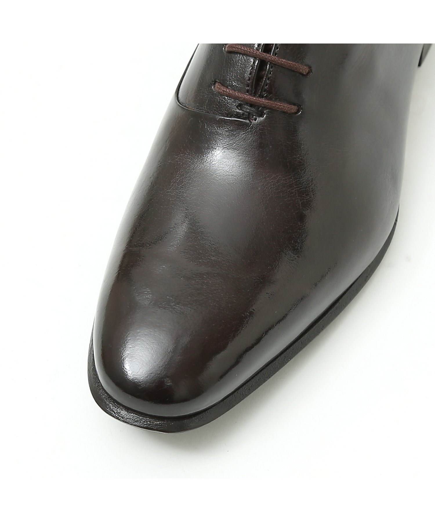 Туфли с полуквадратным носком и цельным верхом AlfredoBANNISTER, Dark Brown — фото 3
