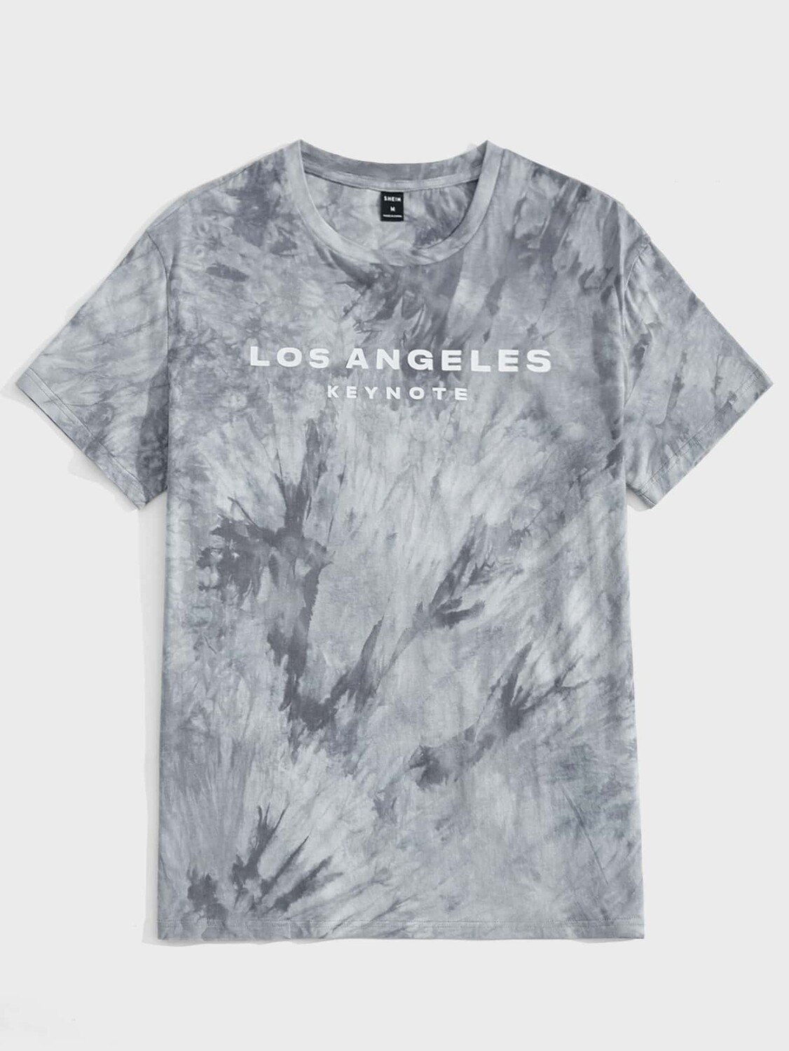

Мужская футболка LEGND из хлопка с графическим слоганом Tie Dye Manfinity, серый