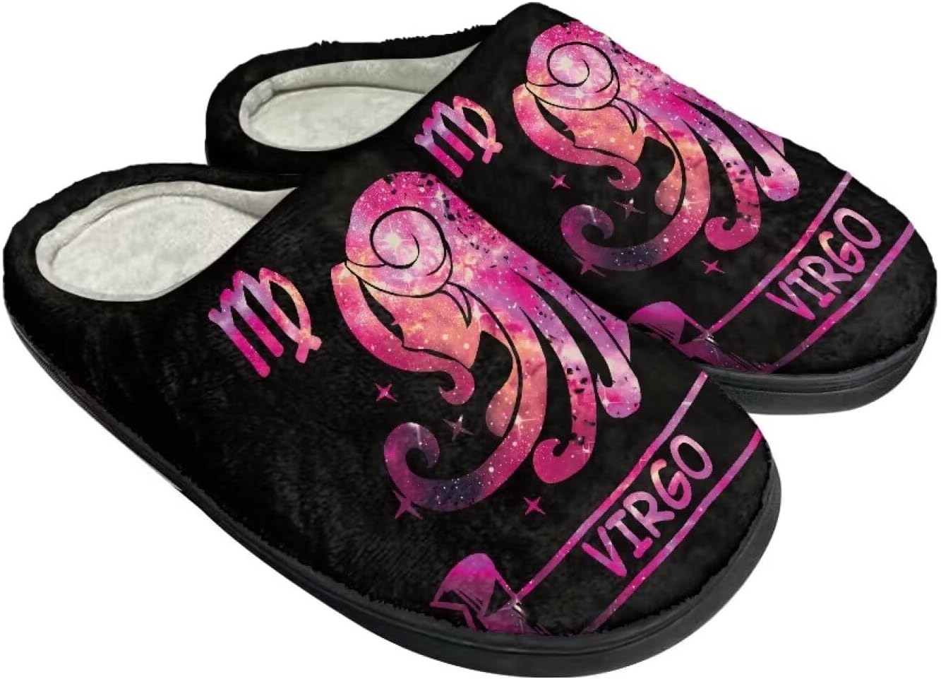 

Унисекс тапочки Howilath из фланели, с мультяшным узором психоделических животных, теплые, дышащие, с противоскользящей подошвой для дома, розовый