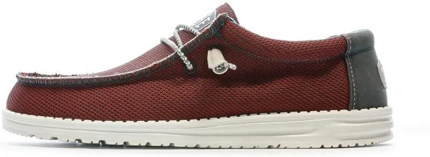 Hey Dude Мужские туфли Dude Shoes Wally Mesh, черные, размер UK10/EU44