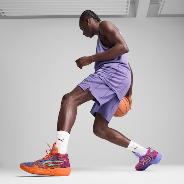 Мужские баскетбольные кроссовки Puma X Lamelo Ball Mb.04 Creativity Pack, фиолетовый — фото 4