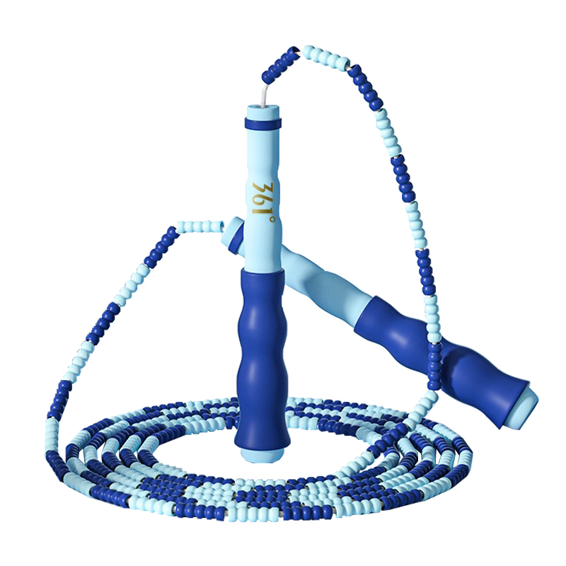 

Скакалка для неформального отдыха Unisex из ПВХ, пластиковый трос, ПВХ ручки, 28 м 361°, синий