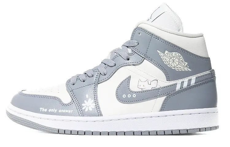 

Jordan Air Jordan 1 винтажные баскетбольные кроссовки женские, White