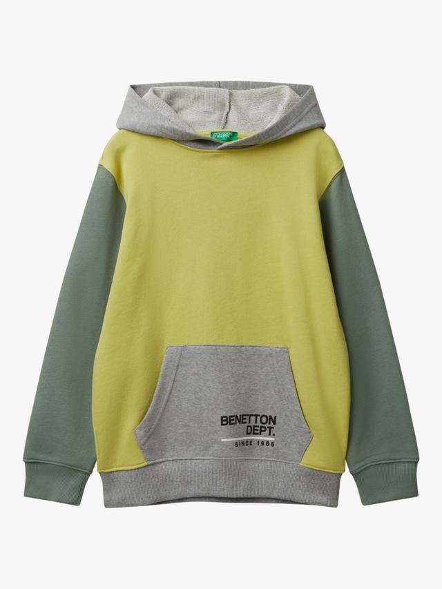 

Детский худи с цветными блоками Benetton, Multicolour
