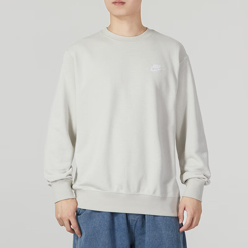Топ Nike Sportswear Club French Terry Crew 'White' — фото 2