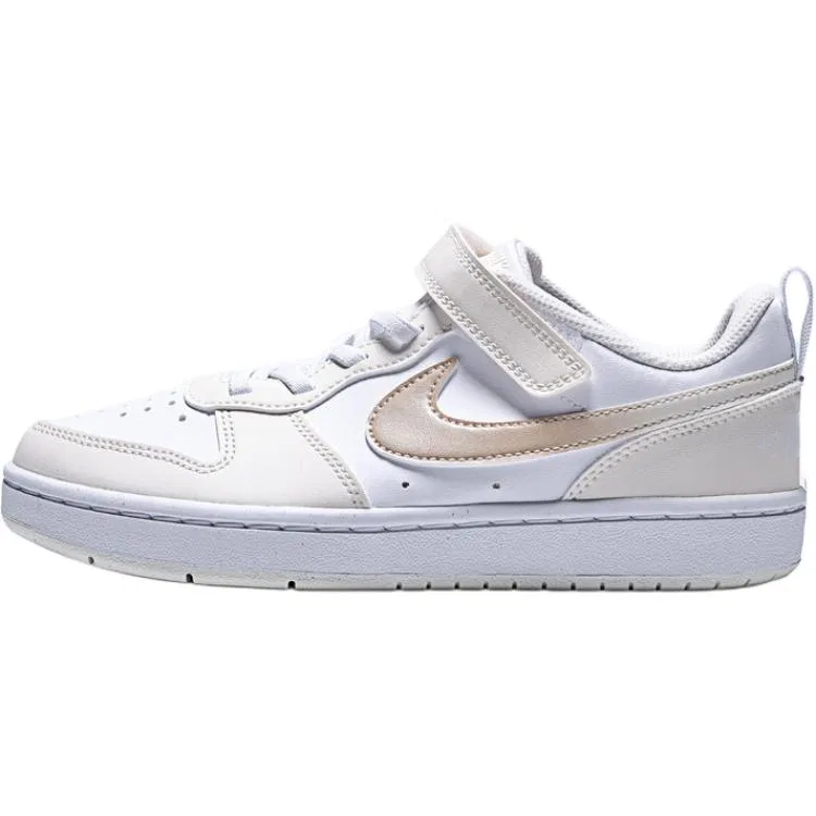 Кроссовки для скейтбординга Court Borough Low top White Umber Kids' Nike