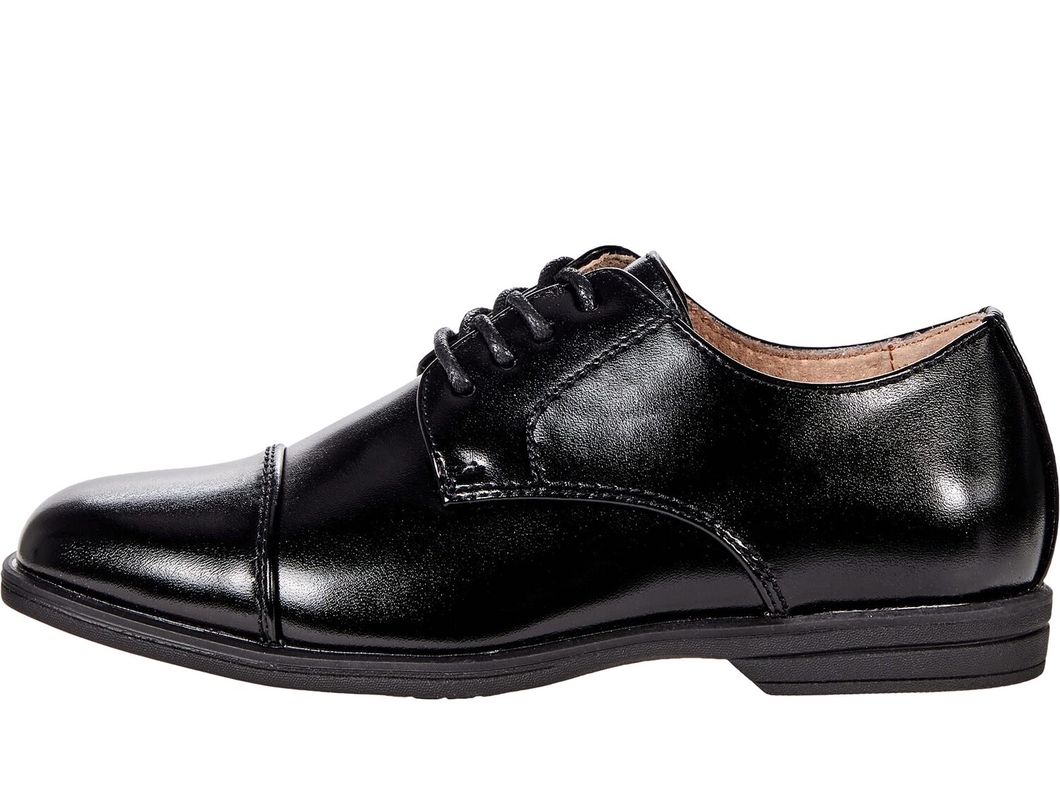 Оксфорды Florsheim Kids Rolan Cap Toe Oxford (Little Kid/Big Kid), черный — фото 2