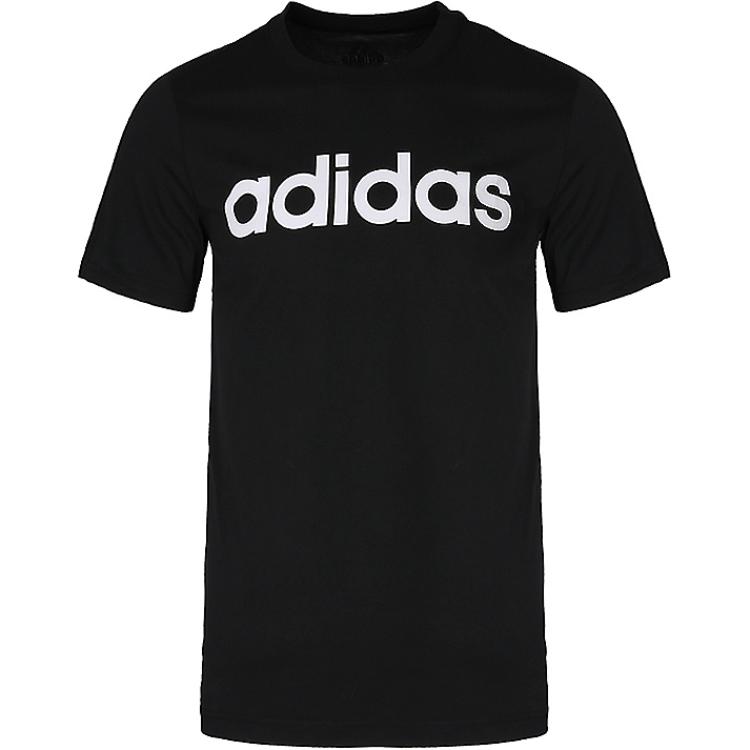 Футболка для начальной школы Adidas, черная — фото 2