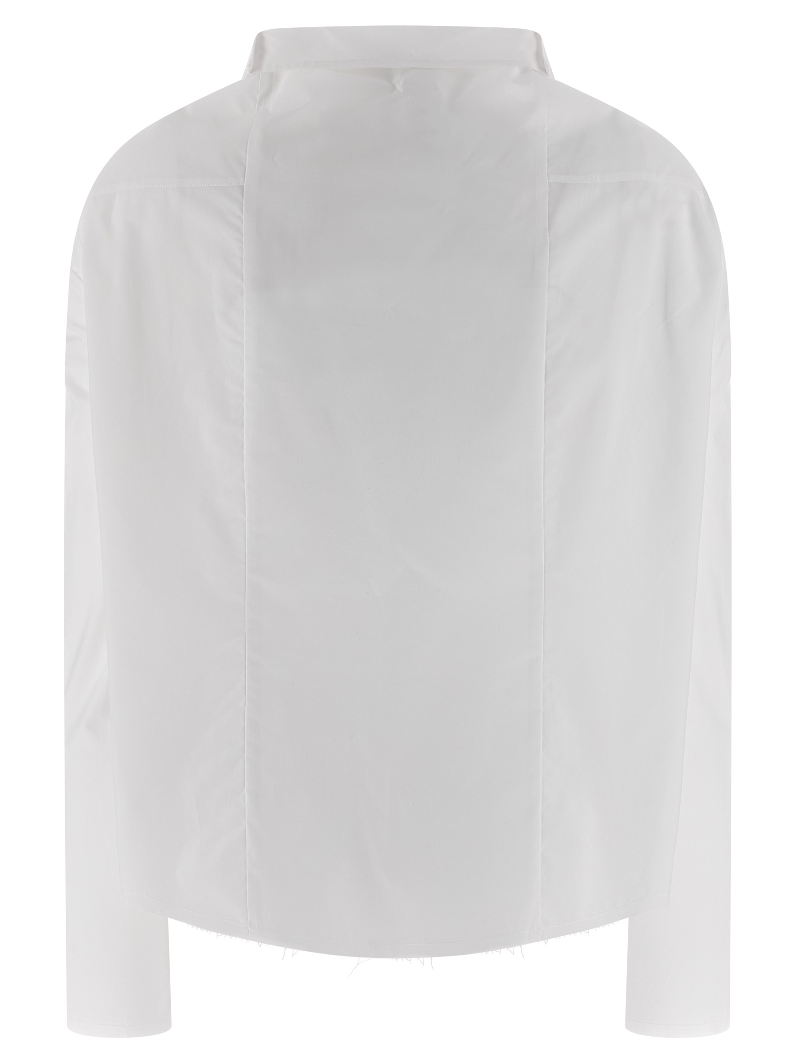 Рубашка с вышивкой «Numeric signature MM6» MM6 Maison Margiela, белый — фото 2