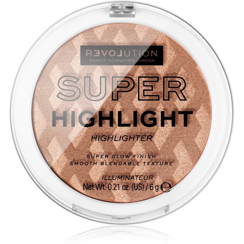 

Makeup Revolution, Хайлайтер Relove Super Highlight, розовый оттенок, 6 г