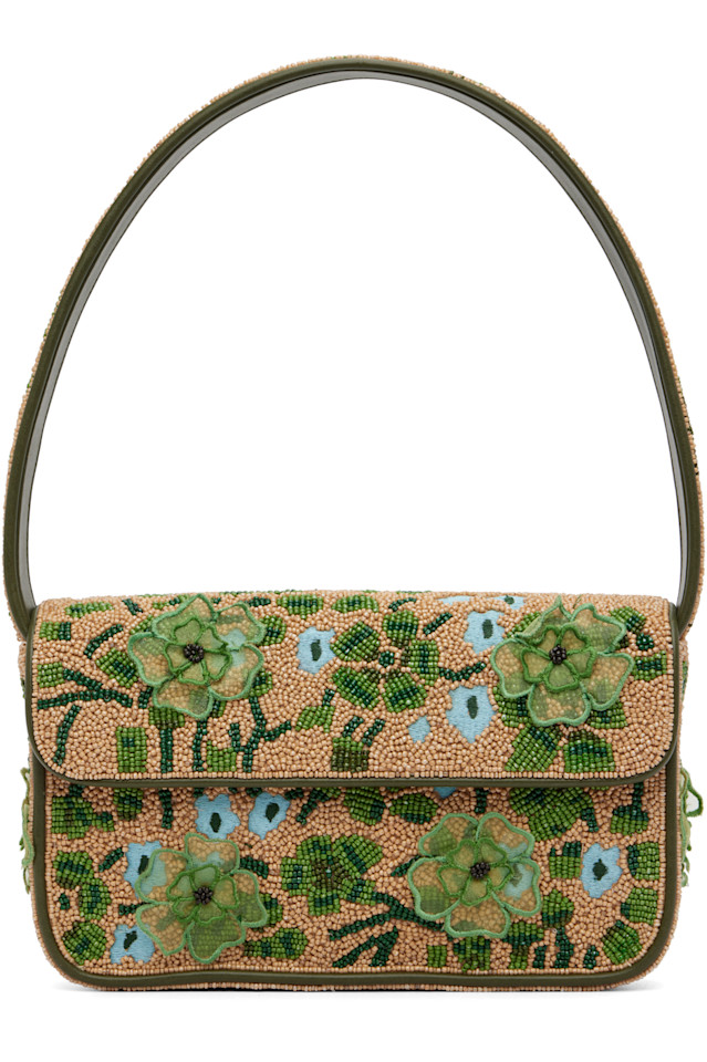 

Сумка Tommy с бисером Staud, цвет moss floral tapestry