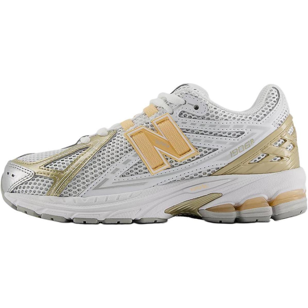 

New Balance NB 1906R амортизирующие и дышащие низкие детские кроссовки для бега white silver подростки