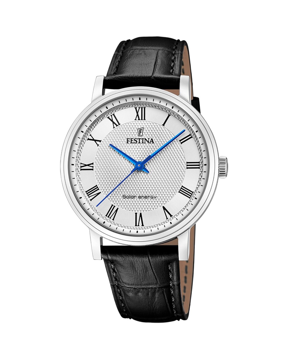 

F20660/3 Petite черные кожаные мужские часы Festina, черный