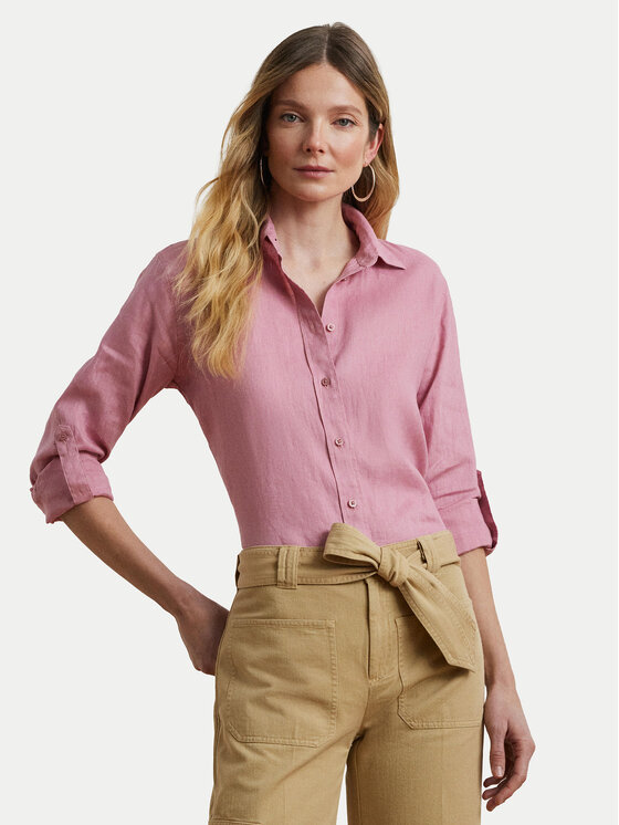 

Свободная рубашка 200782777067 Lauren Ralph Lauren, розовый