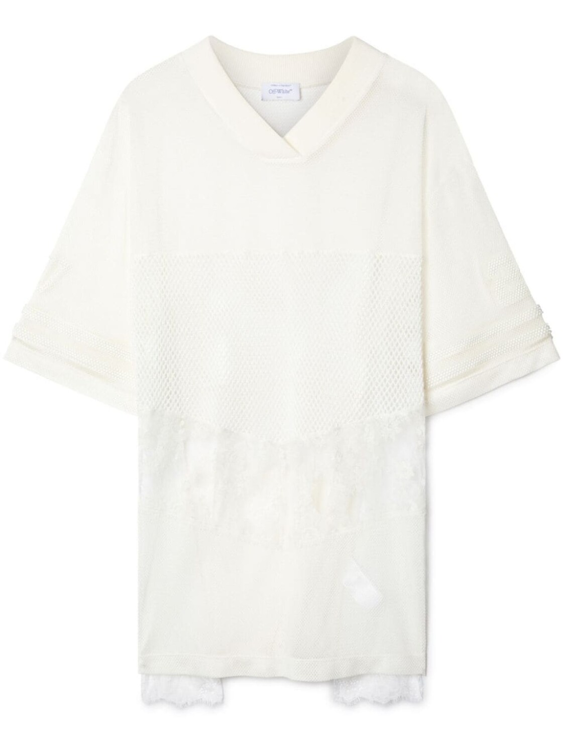 

Off-White полупрозрачная футболка, белый