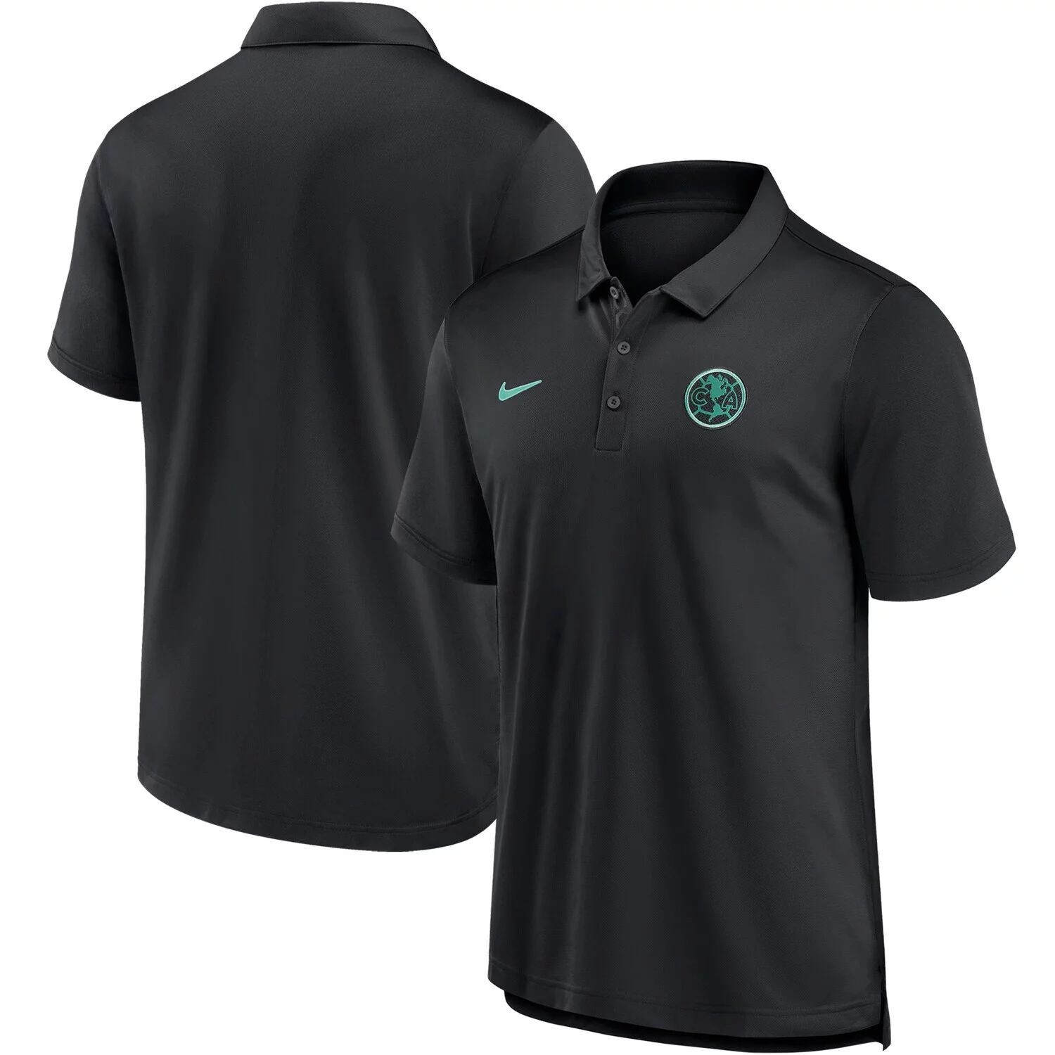 

Мужская футболка-поло Nike Black Club America Slim 2.0, Черный, Мужская футболка-поло Nike Black Club America Slim 2.0