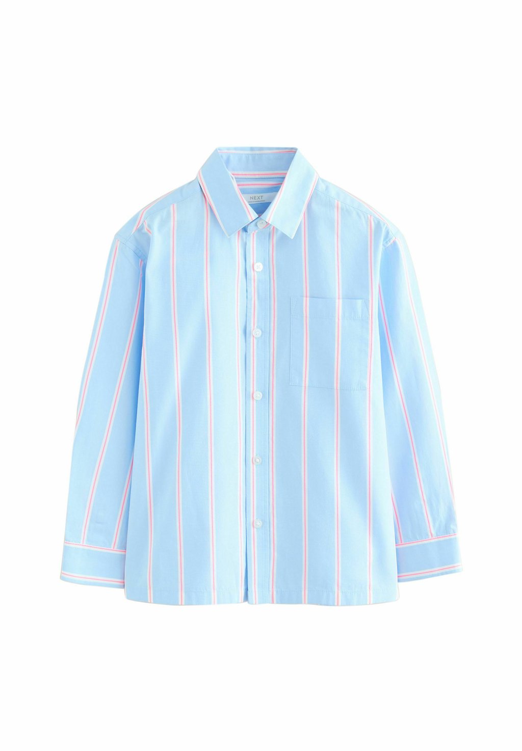

Рубашка REGULAR FIT LONG SLEEVE STRIPE Next, синий