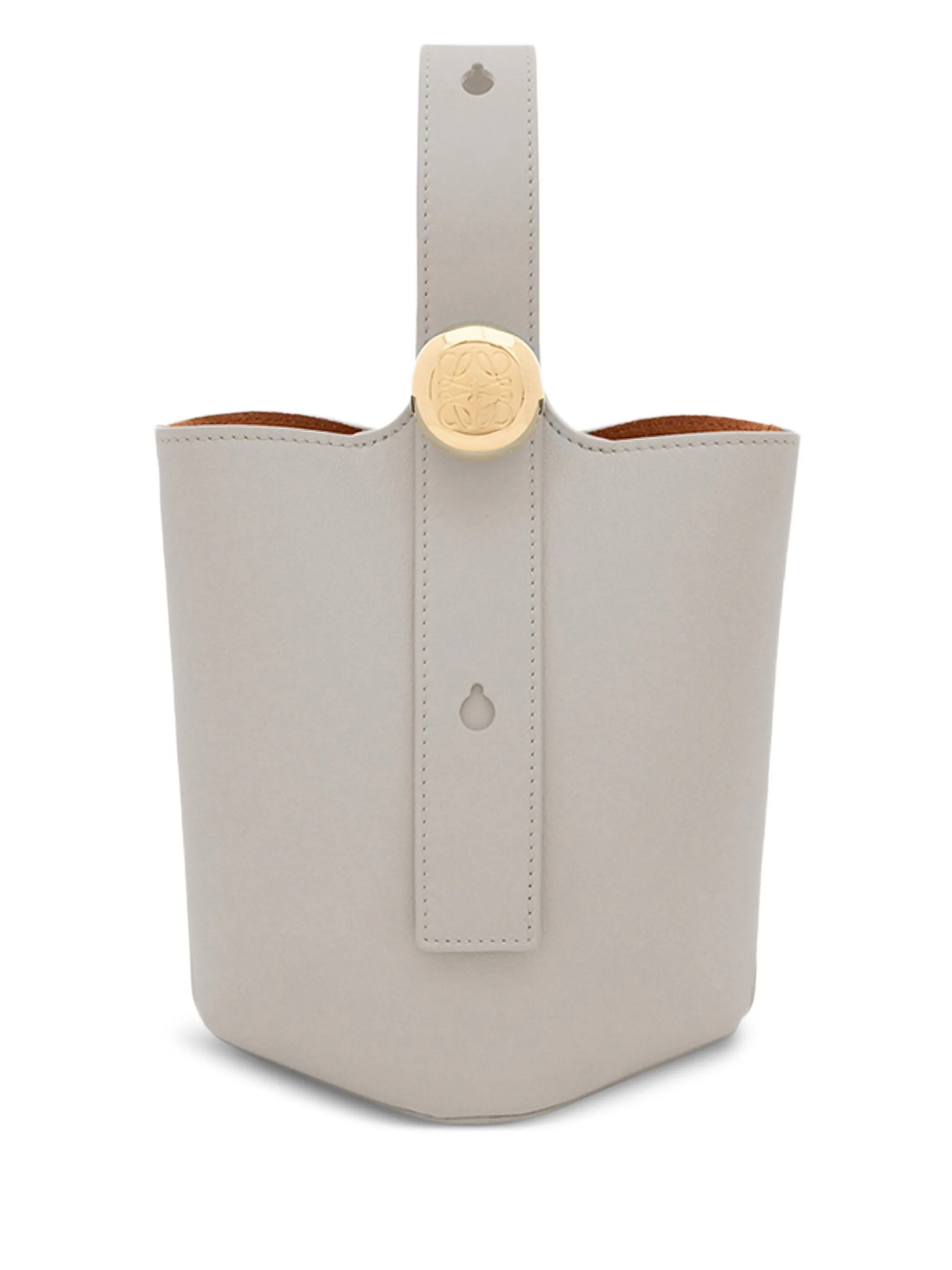 

Кожаная сумка-ведро Loewe, серый