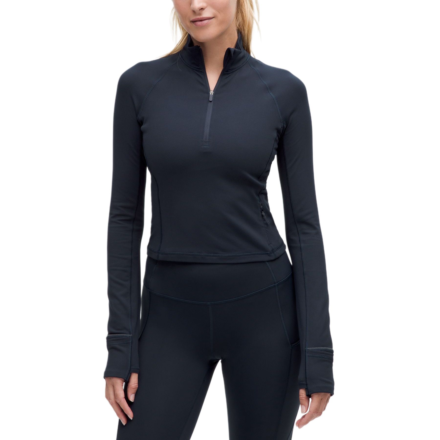 

It's Rulu укороченная футболка женская Lululemon, синий