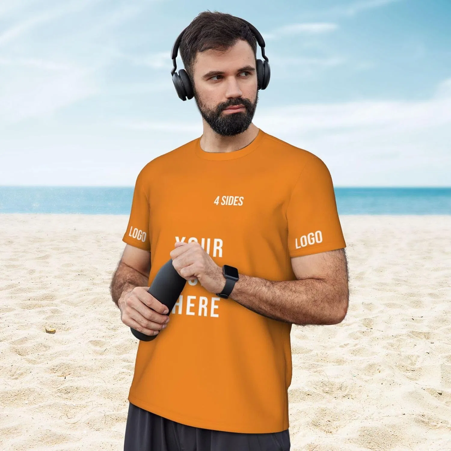 Футболка Active, Orange — фото 4