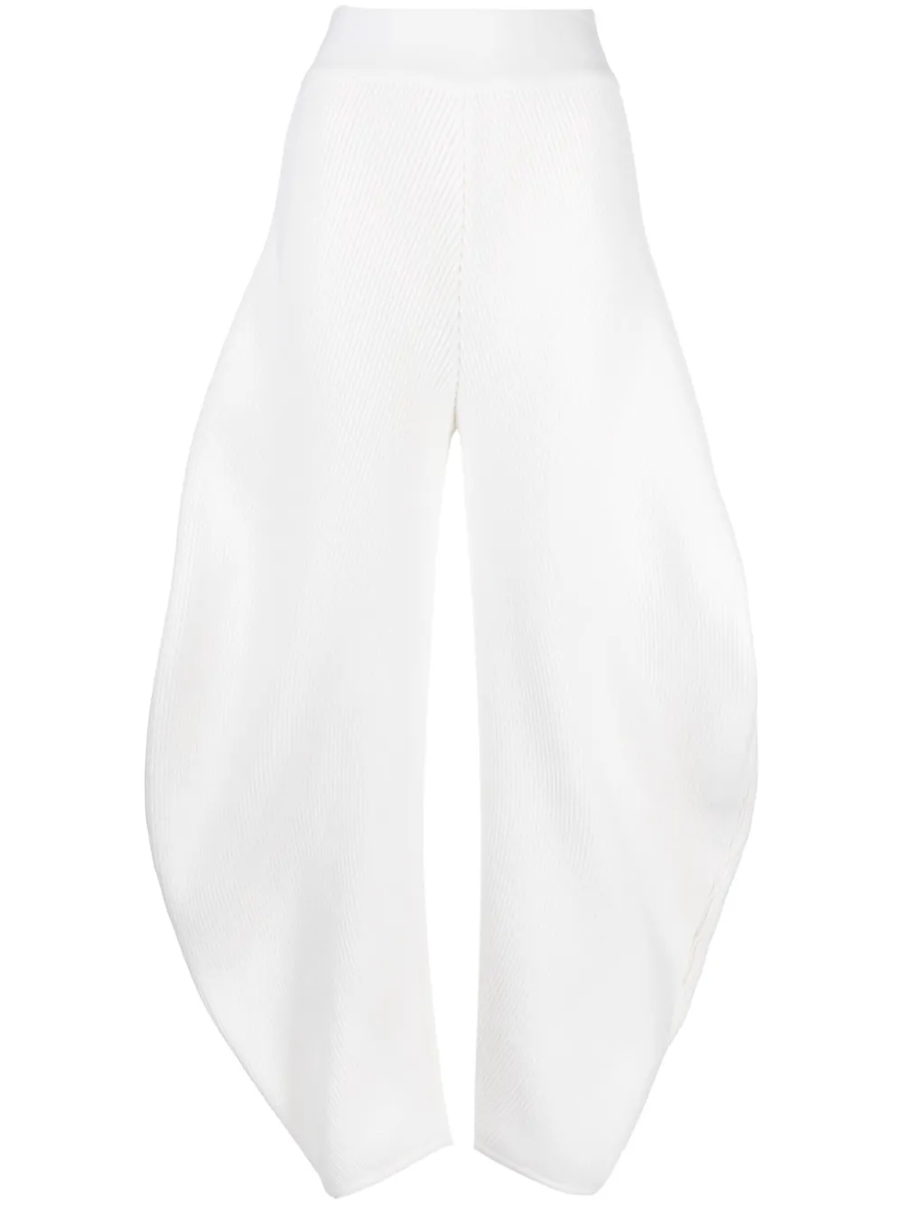 

Брюки оверсайз с завышенной талией Alaïa, белый