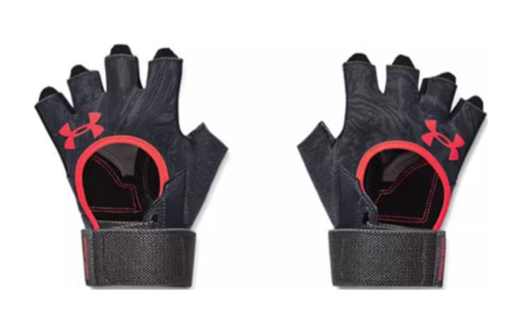 

Перчатки из овчины мужские черные красные Under Armour