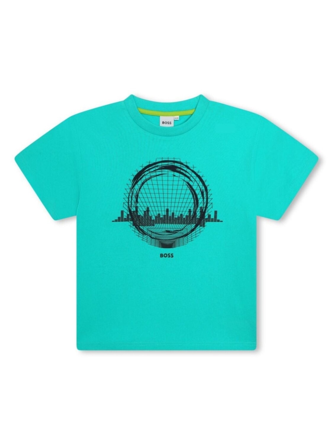 

BOSS Kidswear футболка с графичным принтом, синий