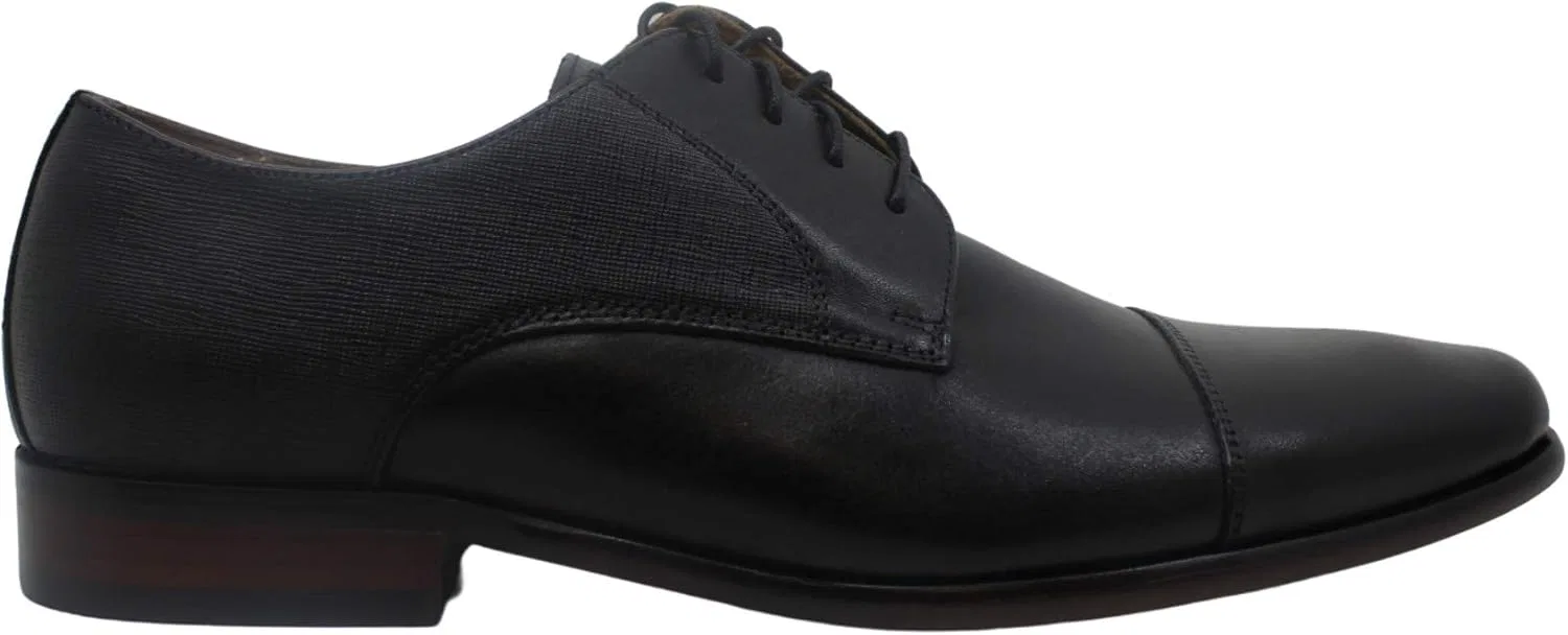 Мужские оксфорды Florsheim с перфорацией на мыске Angel Cap Toe, Black