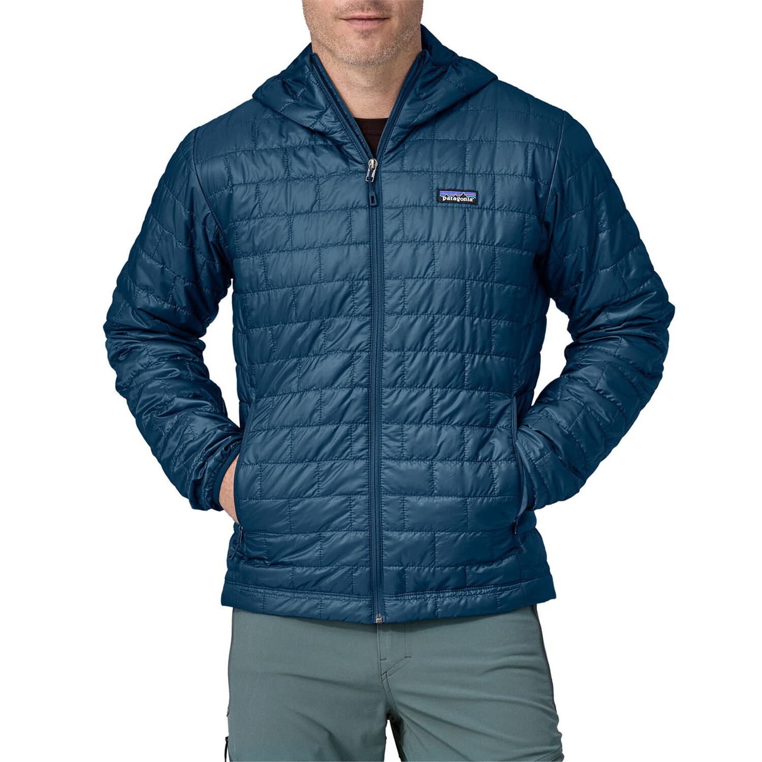 

Худи Patagonia Nano Puff, цвет Lagom Blue