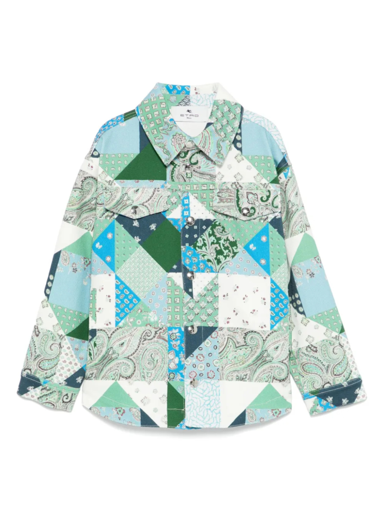 

Куртка с принтом пейсли ETRO KIDS, синий