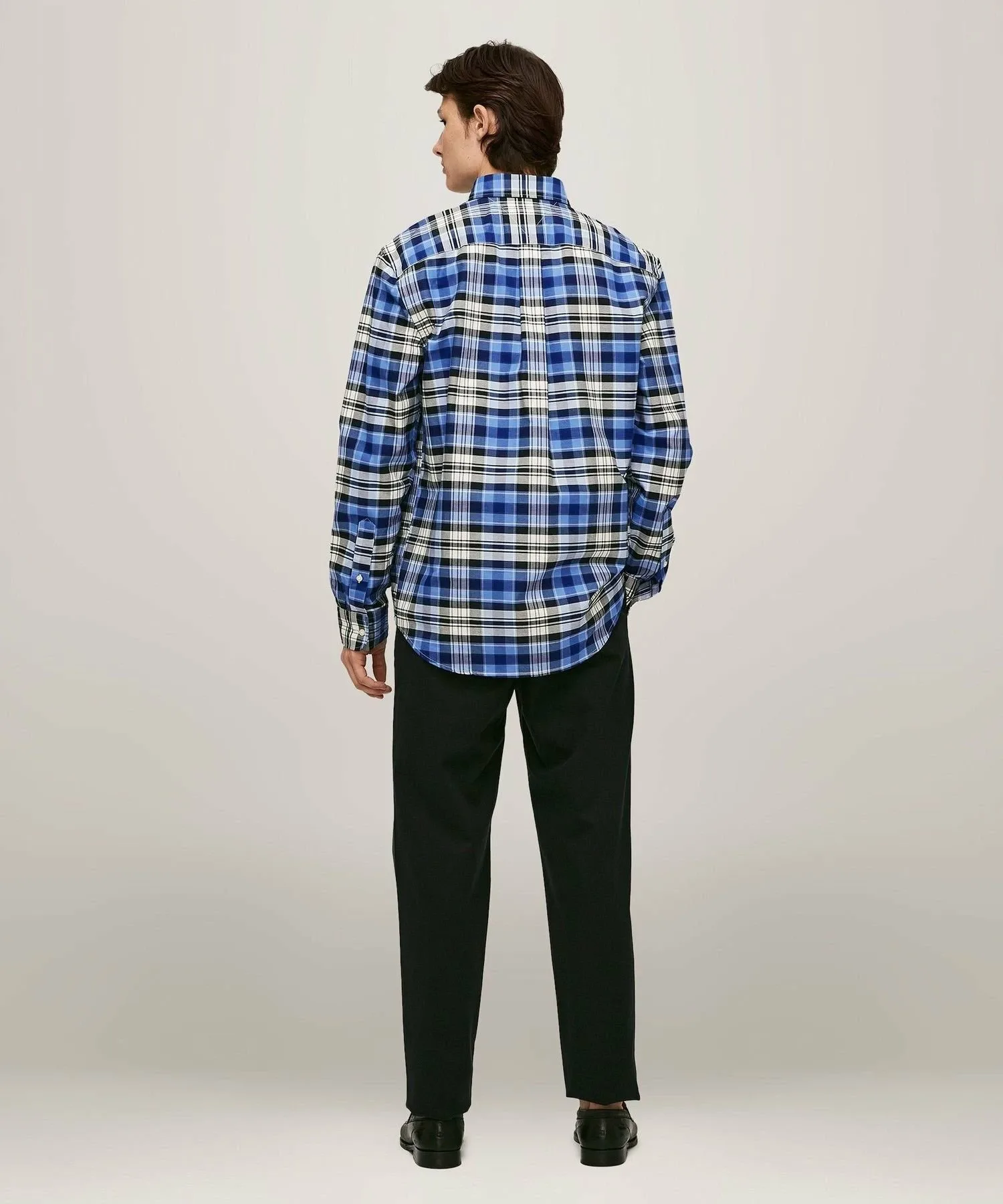 Рубашка в клетку «Оксфорд Херитейдж» TOMMY HILFIGER, Blue 0GY — фото 2