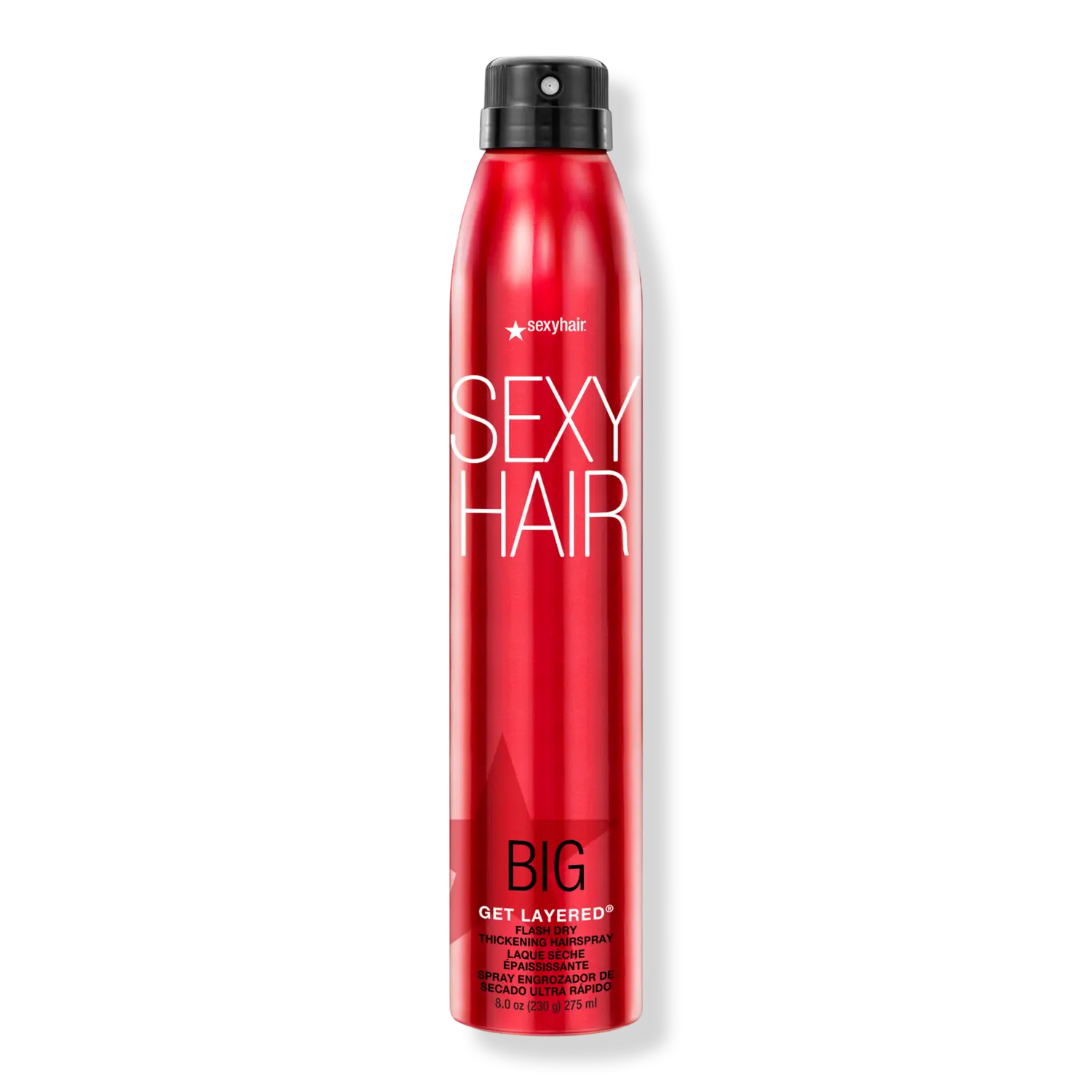 

Прическа Большие сексуальные волосы с многослойной укладкой и быстрой сушкой, лак для волос, придающий объем. Sexy Hair