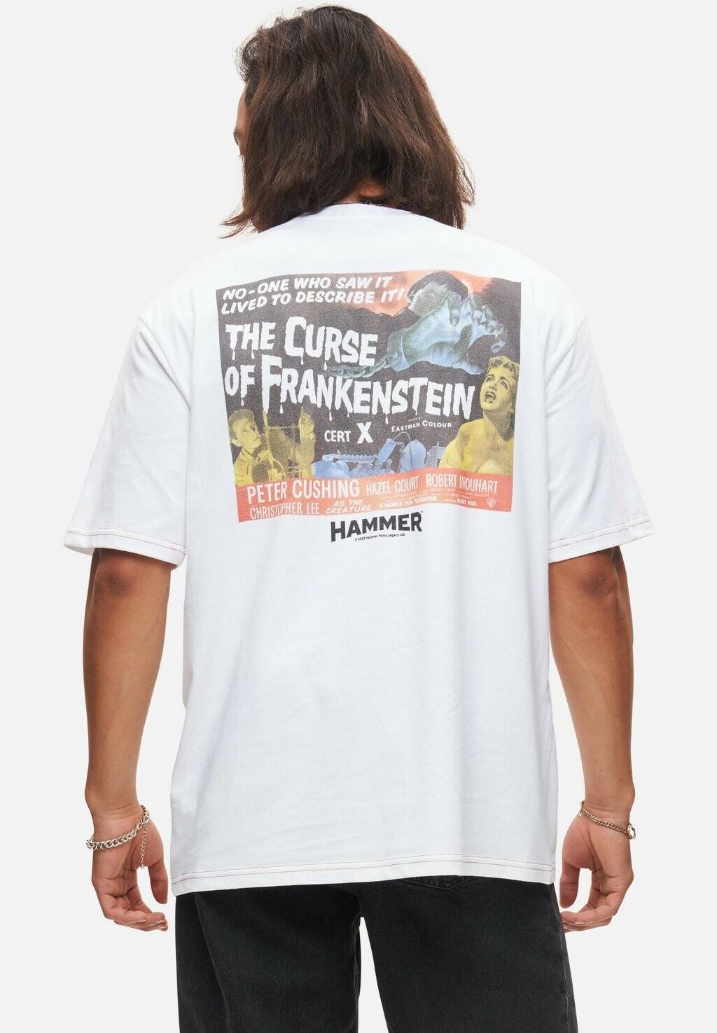 

Футболка с принтом HAMMER HORROR CURSE OF FRANKENSTEIN Re:Covered, цвет white