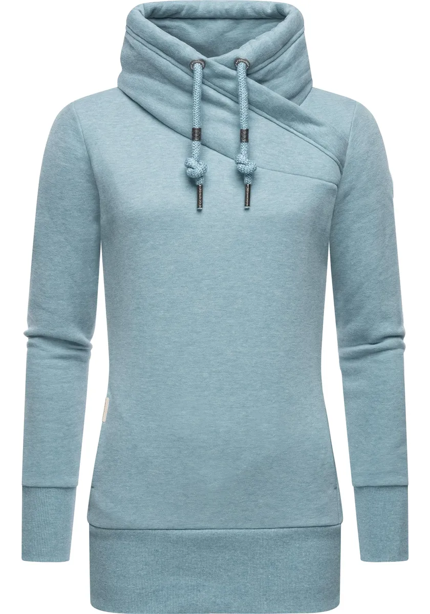 

Толстовка Ragwear "Neska", модный свитер с длинными рукавами и высоким воротником, синий