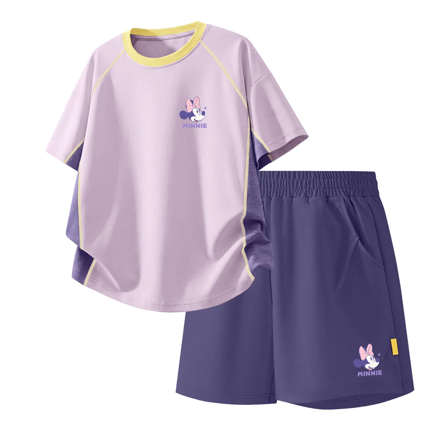 Детский спортивный костюм Casual Sportswear Two Piece Set Disney, Dini Knot K Purple+Dini Knot K_Bottom Right Mulberry Purple