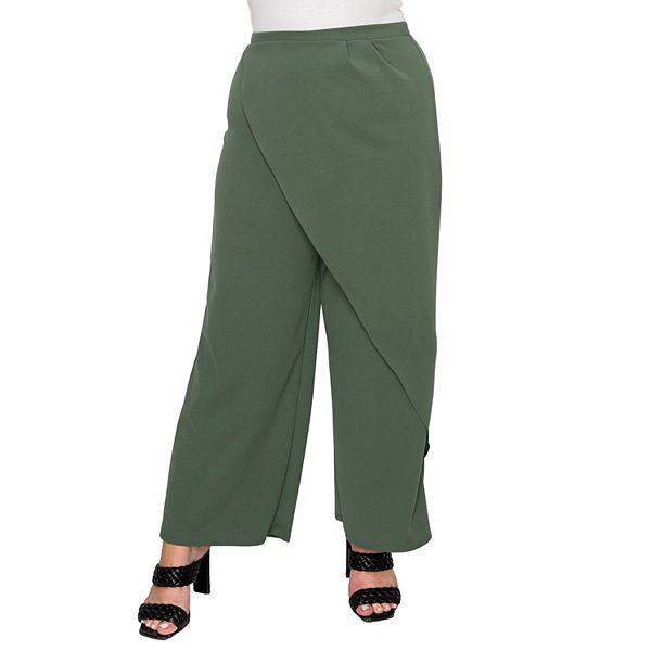 

Брюки Plus size ivy wrap L I V D, Dark Sage