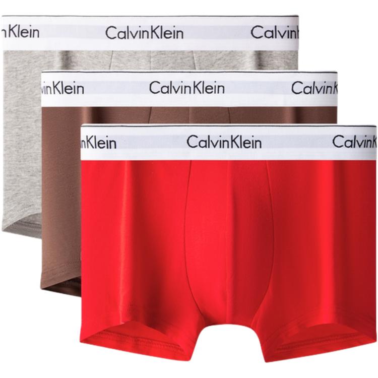 

Комплект из 3 мужских трусов CALVIN KLEIN Modern Gravity Band, 3 Pack (Coconut Gray+Camellia Red+Coconut Shell Brown)