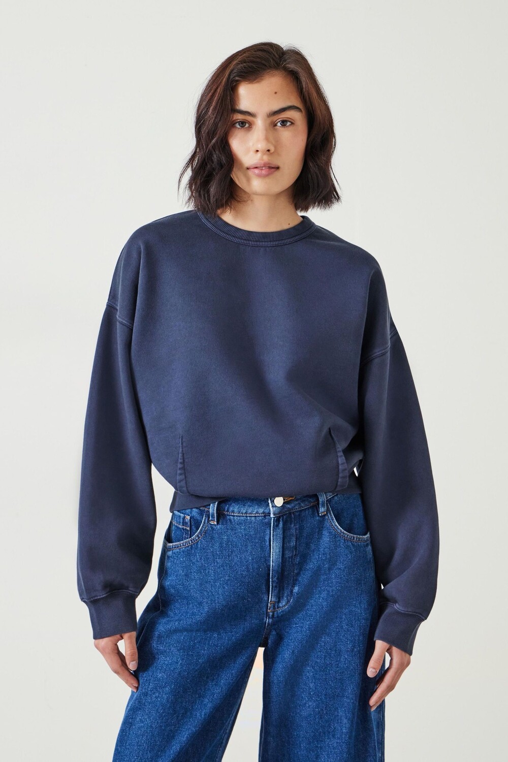 

Толстовка с вытачками Blair из 100% хлопка Hush, синий