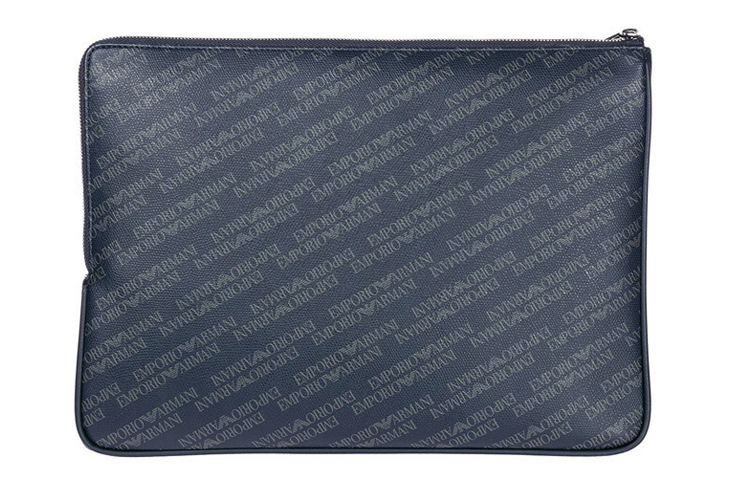 

EMPORIO ARMANI Клатч из ПВХ, обычный, унисекс, темно-синий