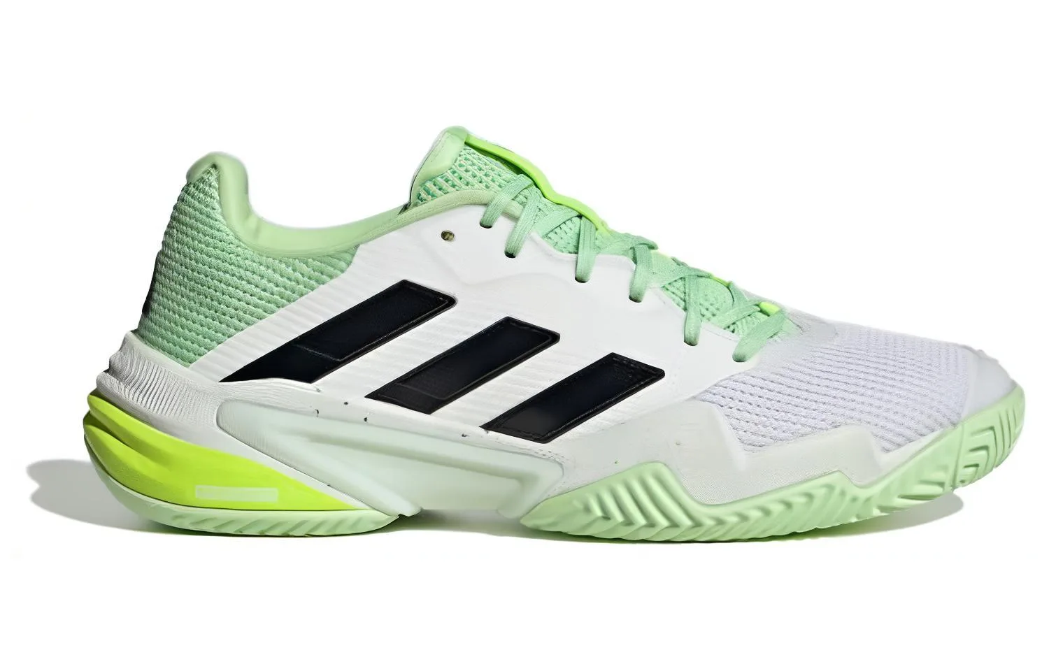 Adidas Barricade 13 'White Semi Green Spark' — фото 4