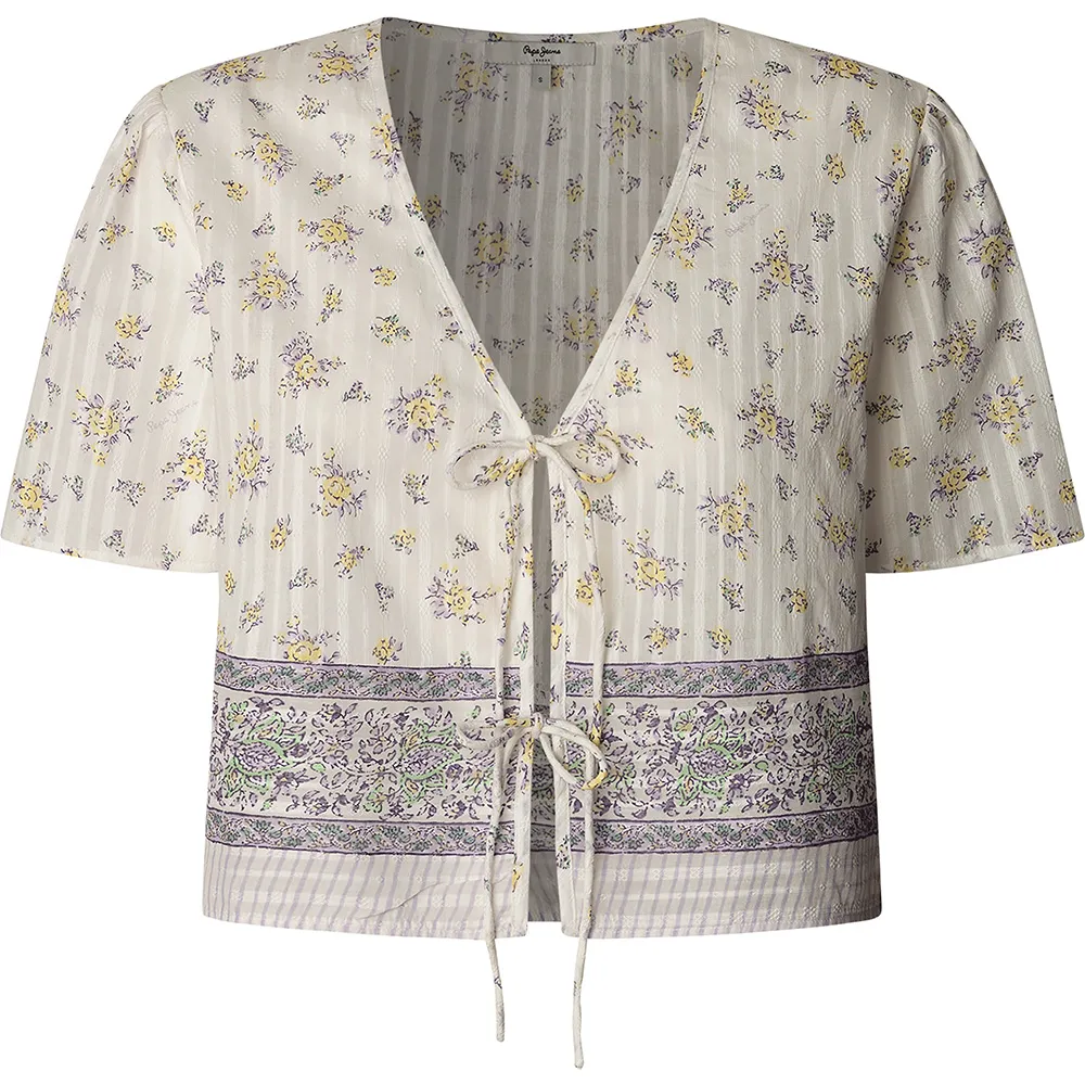 

Рубашка с коротким рукавом Pepe Jeans Liliana, бежевый