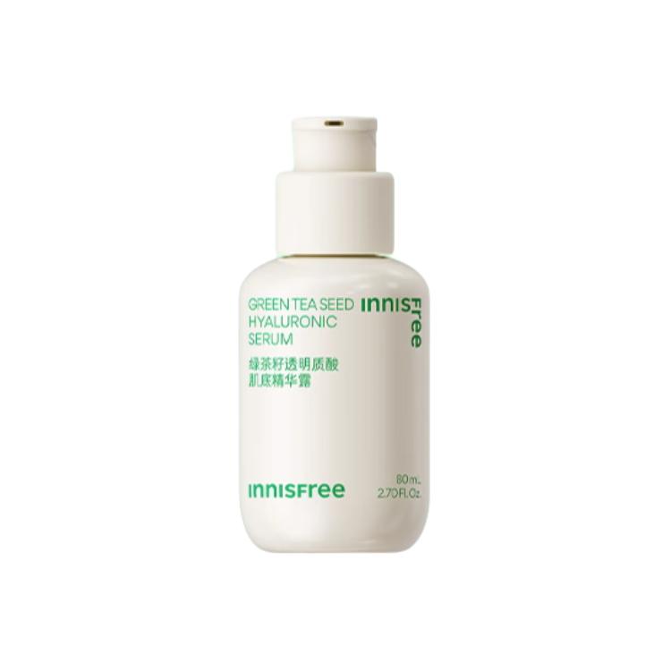Innisfree Сыворотка для кожи YUESHIFENGYIN Green Tea Seed Hyaluronic Acid успокаивающая, увлажняющая и восстанавливающая 50мл/80мл/50мл*2 — фото 4