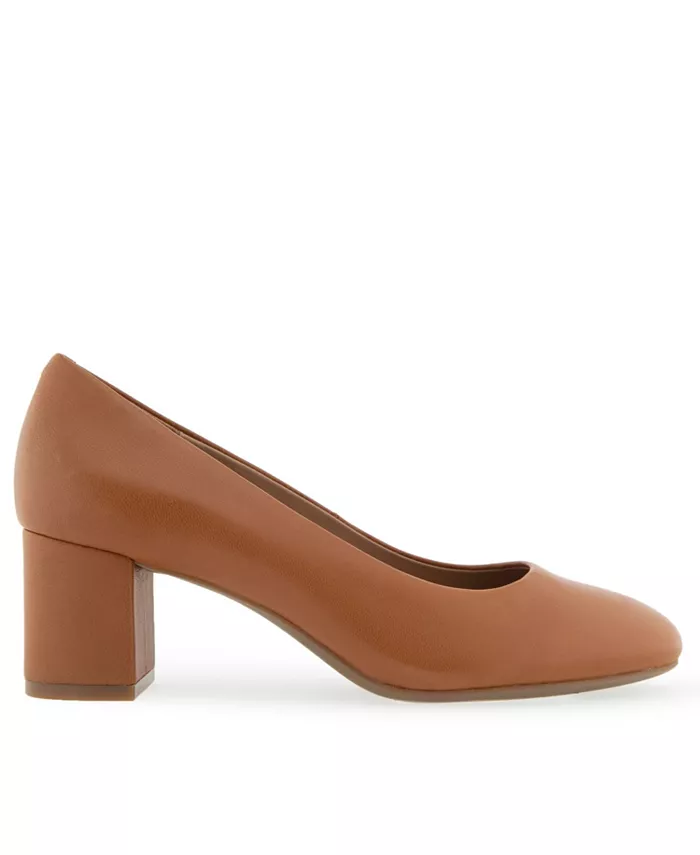Туфли Ebel Dress на среднем каблуке Aerosoles, коричневый/бежевый — фото 2