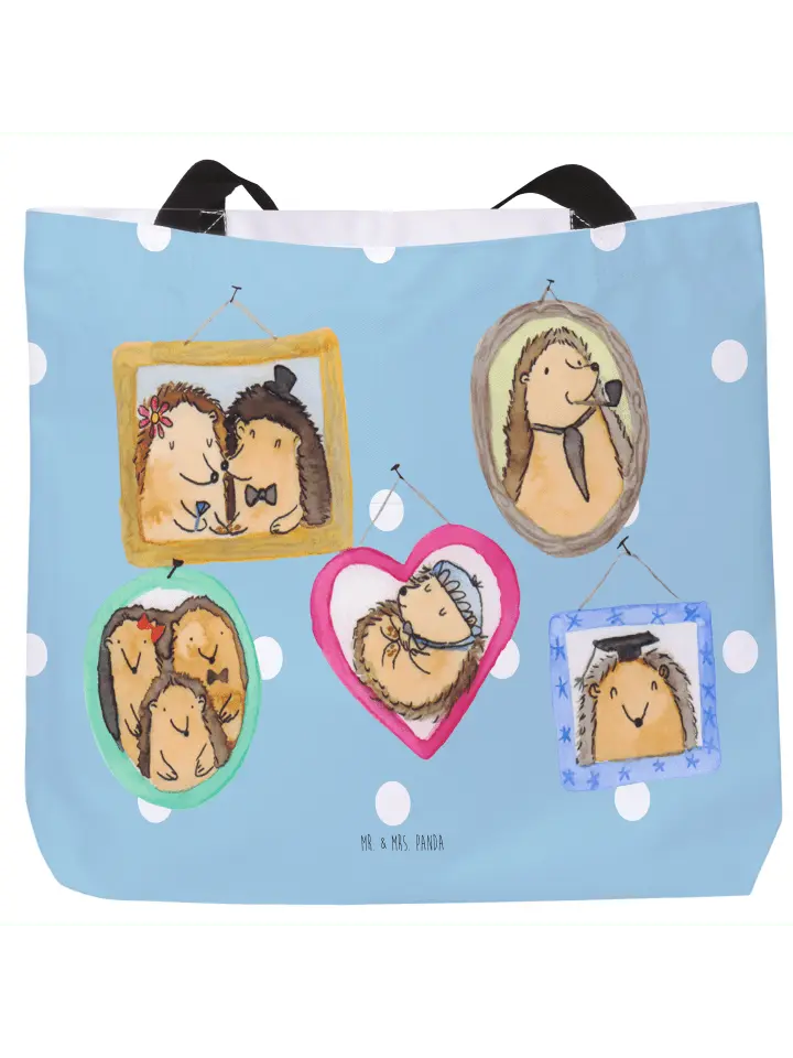 

Шоппер Mr. & Mrs. Panda, цвет blau pastell