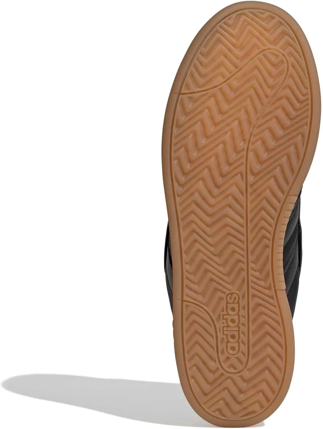 Кроссовки мужские Adidas, цвет Black/Black/Gum — фото 3