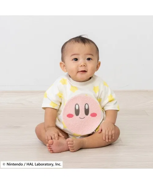 Боди Kirby с короткими рукавами и большим рисунком лица, вышивка Jersey/Sagara.